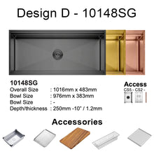 Load image into Gallery viewer, LEVANZO Workstation Sink 26 34 40 48

