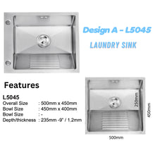 Load image into Gallery viewer, LEVANZO Laundry Sink
