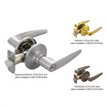 将图片加载到图库查看器，SCHLAGE T Series Tubular Lever - Dover

