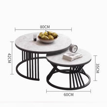 Muatkan imej ke dalam penonton Galeri, Cain Leather Sofa Coffee Table Office Lounge Furniture
