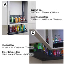 Muatkan imej ke dalam penonton Galeri, (PROMO) Electric / Manual Lift Basket Series Kitchen Cabinet
