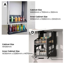 将图片加载到图库查看器，(PROMO) Electric / Manual Lift Basket Series Kitchen Cabinet
