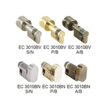 Muatkan imej ke dalam penonton Galeri, ES'TECH Brass European Profile Half Thumbturn Cylinder EC3010B
