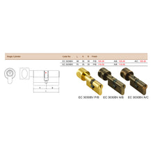 Muatkan imej ke dalam penonton Galeri, ES'TECH Brass European Profile Single Cylinder EC3030BV
