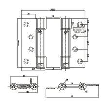 Muatkan imej ke dalam penonton Galeri, E-SWING Stainless Steel Double Action Spring Hinge ESDSH4
