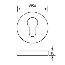 Load image into Gallery viewer, DUFIX Stainless Steel Escutcheon (Per Pair)
