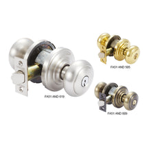 Muatkan imej ke dalam penonton Galeri, SCHLAGE FA Series Knobs Lock Andover FA51

