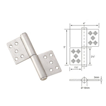 Load image into Gallery viewer, E-SWING Stainless Steel Flag Hinges FH2533 FH3044 FH3055
