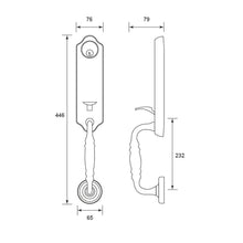 将图片加载到图库查看器，SCHLAGE FA SERIES Handleset / Gripset - Florence
