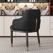 Load image into Gallery viewer, Robert Gold Line PU Leather Dining Chair
