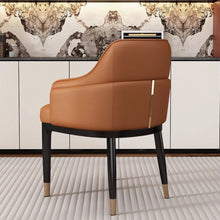 Load image into Gallery viewer, Robert Gold Line PU Leather Dining Chair
