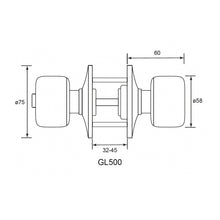 Muatkan imej ke dalam penonton Galeri, LOCGUARD Tubular Knobset GL500 Series
