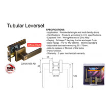 Muatkan imej ke dalam penonton Galeri, LOCGUARD XTRA Tubular Leverset GX100-609-AB
