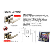 Muatkan imej ke dalam penonton Galeri, LOCGUARD XTRA Tubular Leverset GX500-619-SN AB
