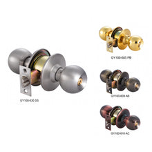 将图片加载到图库查看器，LOCGUARD Cylindrical Knobset GY100 Series
