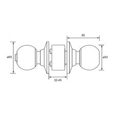 Muatkan imej ke dalam penonton Galeri, LOCGUARD Cylindrical Knobset GY300 Series
