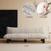 将图片加载到图库查看器，Mehetabel Retro Style Straight Arm Less Sofa
