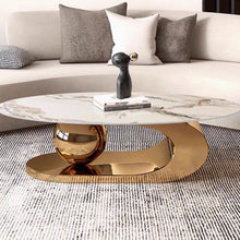 Muatkan imej ke dalam penonton Galeri, Harold Designer Slate Top Coffee Table
