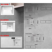 Load image into Gallery viewer, CAVARRO Granite Laundry Sink GLL Series
