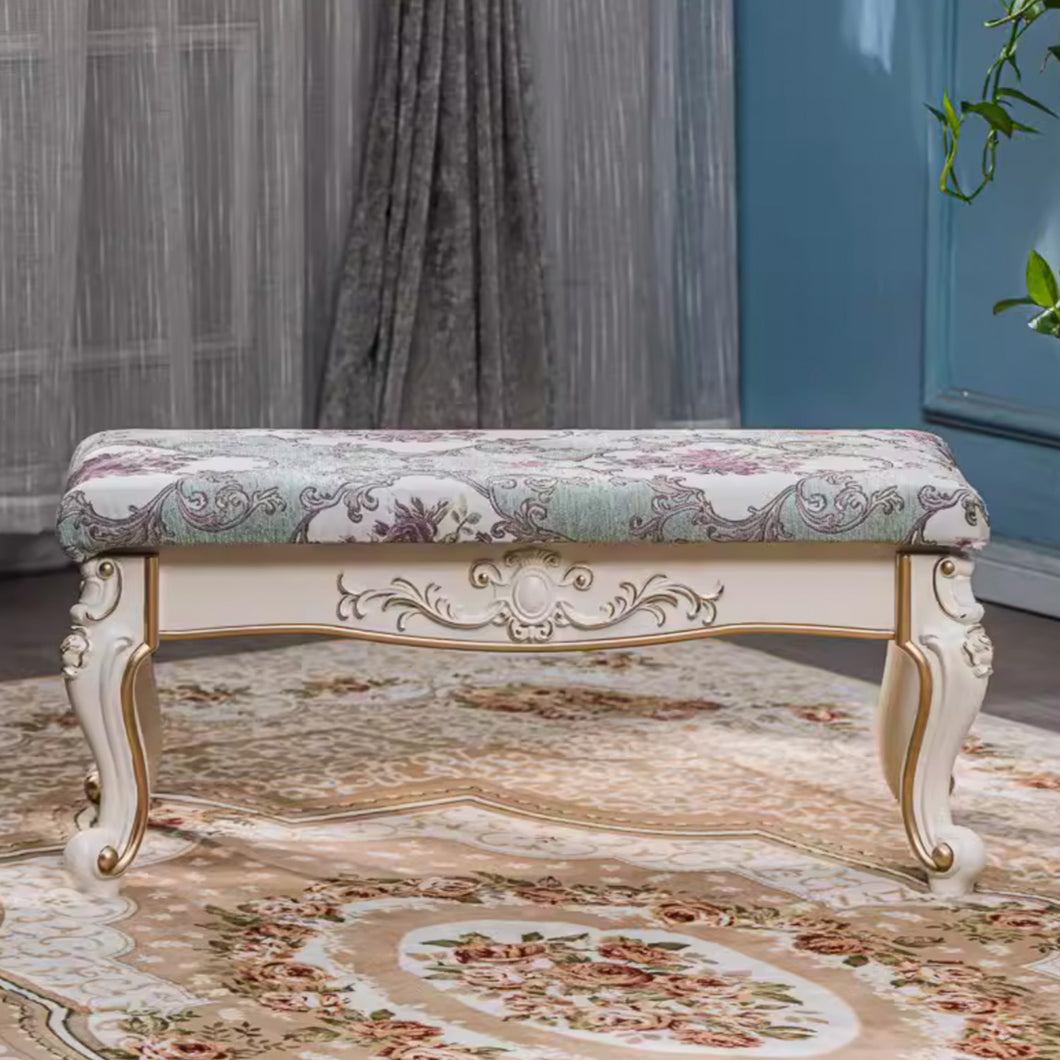 Chaney European Flower Design Bench