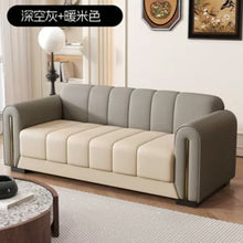 Muatkan imej ke dalam penonton Galeri, Mcleod Trendy Low Backrest Leather Sofa
