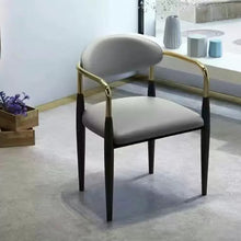 Load image into Gallery viewer, Marylou Sleek Arm PU LeatherDining Chair
