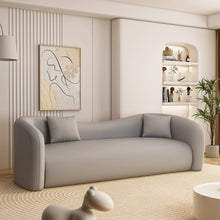 Load image into Gallery viewer, Boone Designer Curve Pet Friendly Leather Sofa

