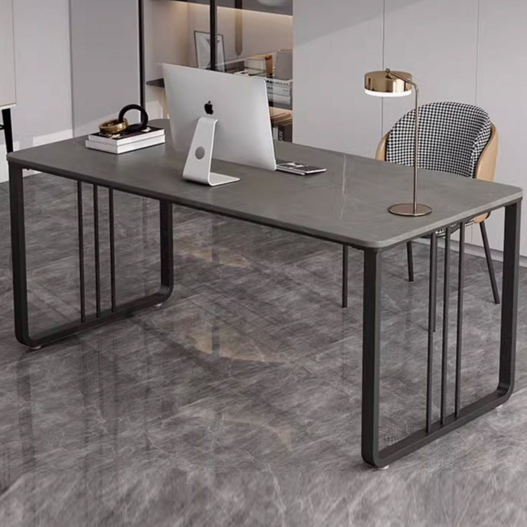 Garrison Light Luxury Slate Study Work Desk