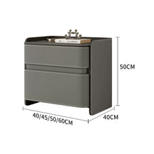 Muatkan imej ke dalam penonton Galeri, Hilario Soft Padding Leather Standalone Bedside Table
