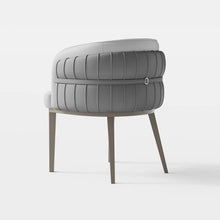 Load image into Gallery viewer, Albie Designer Cotton Mid Back PU Dining Chair

