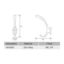 Muatkan imej ke dalam penonton Galeri, EVERGREEN Hat Hook HH3506
