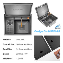 Load image into Gallery viewer, LEVANZO Glass Rinser Sink
