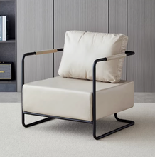 Load image into Gallery viewer, Amon Iron Frame Retro Industrial Style Lounge Sofa Chair
