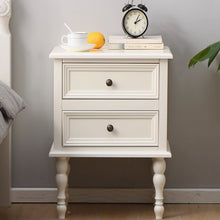 Load image into Gallery viewer, Webster Solid Wood European Bedside Table
