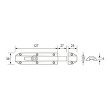 Load image into Gallery viewer, ES'TECH J Type Surface Bolt JB230
