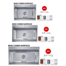 将图片加载到图库查看器，LEVANZO One Piece Process Mini Honeycomb Sink 48 Series
