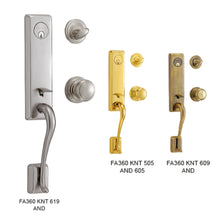 将图片加载到图库查看器，SCHLAGE FA SERIES Handleset / Gripset - Kent
