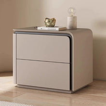 Load image into Gallery viewer, Rangel Side Curve Wood Bedside Table
