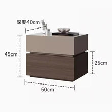 将图片加载到图库查看器，Knox Designer Dual Color Wood Bedside Table
