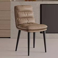 Muatkan imej ke dalam penonton Galeri, Macy PU Leather Cushion Modern Dining Chair
