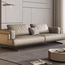 Muatkan imej ke dalam penonton Galeri, Fitzgerald Italian Designer Luxury Wide Seat Cowhide Leather Sofa
