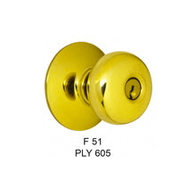 将图片加载到图库查看器，SCHLAGE F Series Knobs F51 PLY 605
