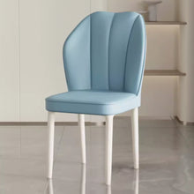 Muatkan imej ke dalam penonton Galeri, Kyan Designer Backrest Cream Leg Dining Chair
