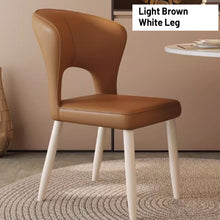 将图片加载到图库查看器，Vance Wide Backrest PU Chair Dining Chair
