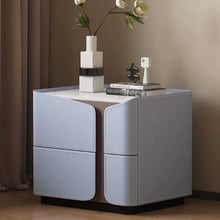 将图片加载到图库查看器，Karyn Italian Design PU Leather Beside Table
