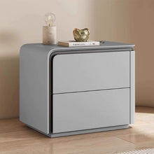 Load image into Gallery viewer, Rangel Side Curve Wood Bedside Table
