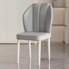 将图片加载到图库查看器，Kyan Designer Backrest Cream Leg Dining Chair
