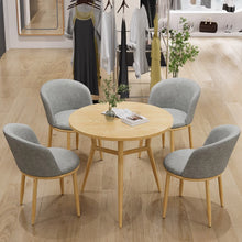 Muatkan imej ke dalam penonton Galeri, Stanley Wood Table With Chair Lounge Furniture Set
