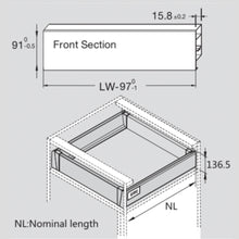 Load image into Gallery viewer, DTC M2 Dragon Box Medium Inner Standard Drawer

