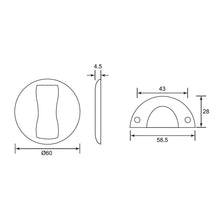 将图片加载到图库查看器，DUFIX Stainless Steel Magnetic Door Holder MDH460
